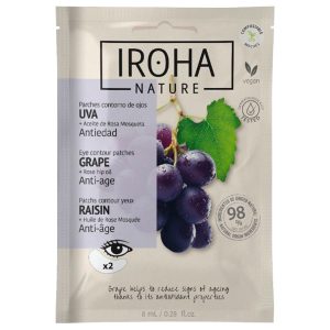 Parches Contorno De Ojos Uva Iroha Nature