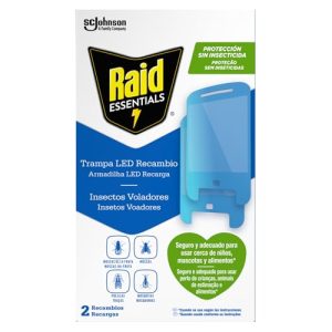 Recambio Trampa LED Insectos Voladores Raid 2Uds