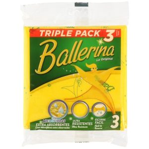 Bayeta Microfibra Ballerina 3 Uds