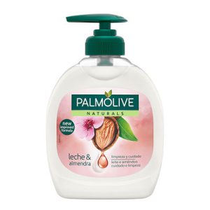Jabón De Manos Palmolive Naturals Leche Y Almendra Con Hidratante 300Ml