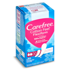 Protegeslips Carefree Flexiform Caja 30 Uds