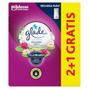 Recambio Ambientador Mini Touch & Fresh Relaxing Zen Glade 3 Uds