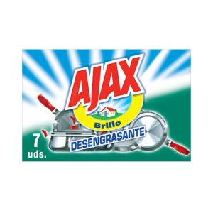Estropajo Brillo Desengrasante Ajax 7 Uds