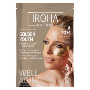 Parches Para Ojos Gold Anti Age Iroha Nature