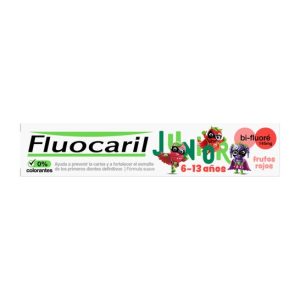 Pasta De Dientes Junior Frutos Rojos Fluocaril 75 Ml