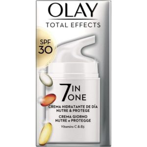 Crema Antiedad SPF 30 Olay Total Effects 7 En 1 Hidratante De Día Caja 50Ml