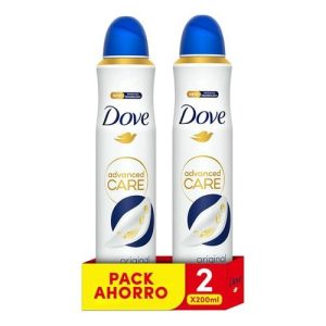 Desodorante Spray Original Advanced Care Dove Pack 2X200Ml