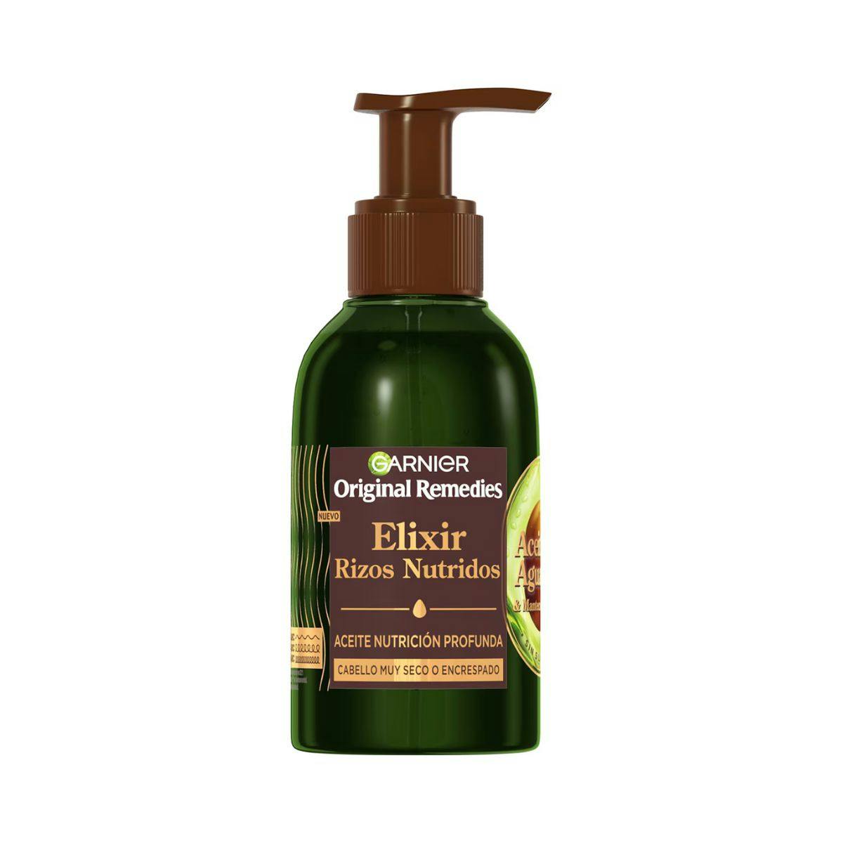 Aceite Capilar Elixir Rizos Nutridos Original Remedies 120Ml