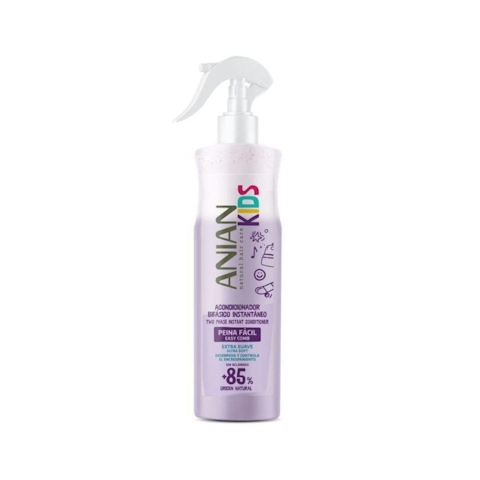 Acondicionador Sin Aclarado Bifásico Peina Fácil Anian Kids 400Ml