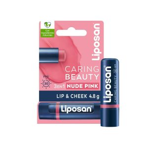 Bálsamo Labial Caring Beauty Nude Pink Liposan