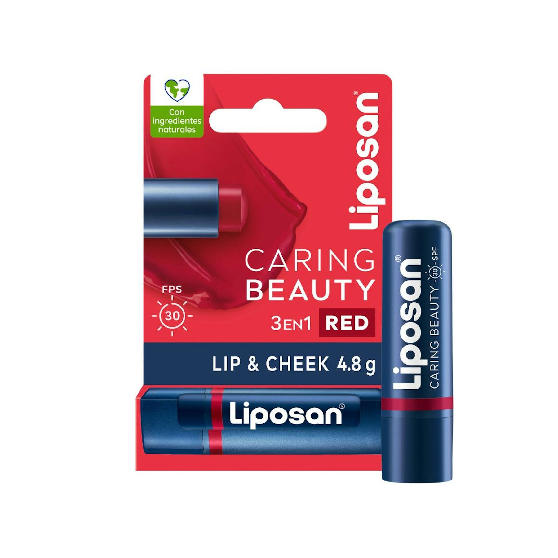 Bálsamo Labial Caring Beauty Red Liposan