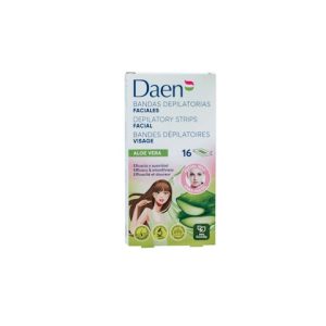 Bandas Depilatorias Faciales Aloe Vera Daen 16 Uds