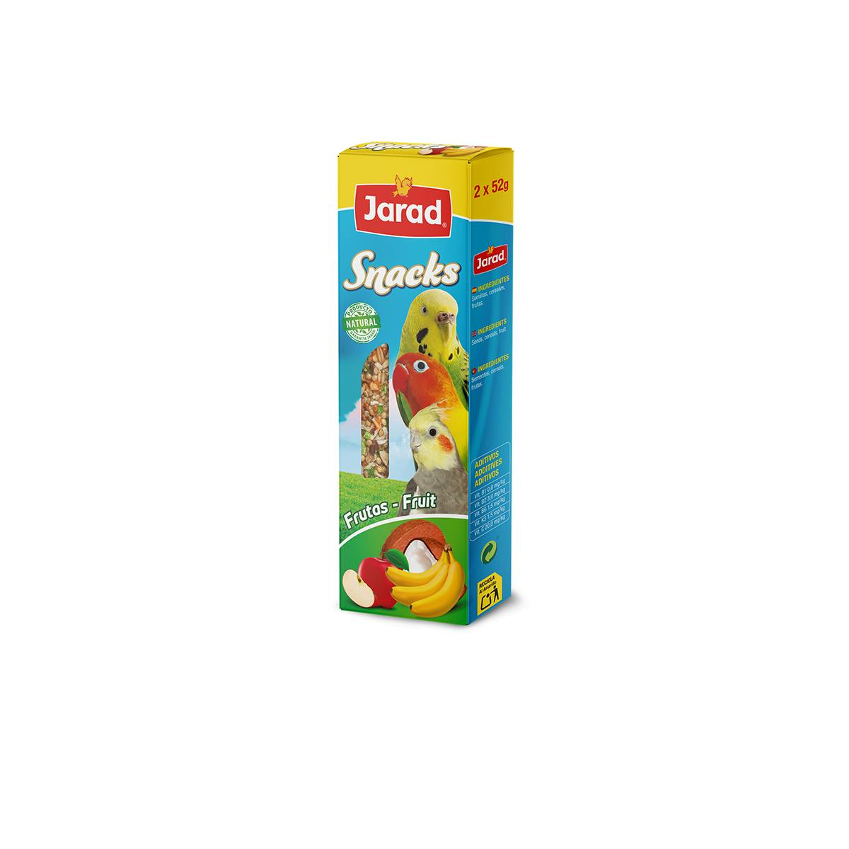 Barrita Agaporni Periquito Y Ninfa Fruta Jarad 2 Ud