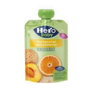 Bolsita Multifruta Con Galleta Hero 100Gr