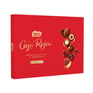 Bombones De Chocolate Caja Roja Nestlé 21 Uds