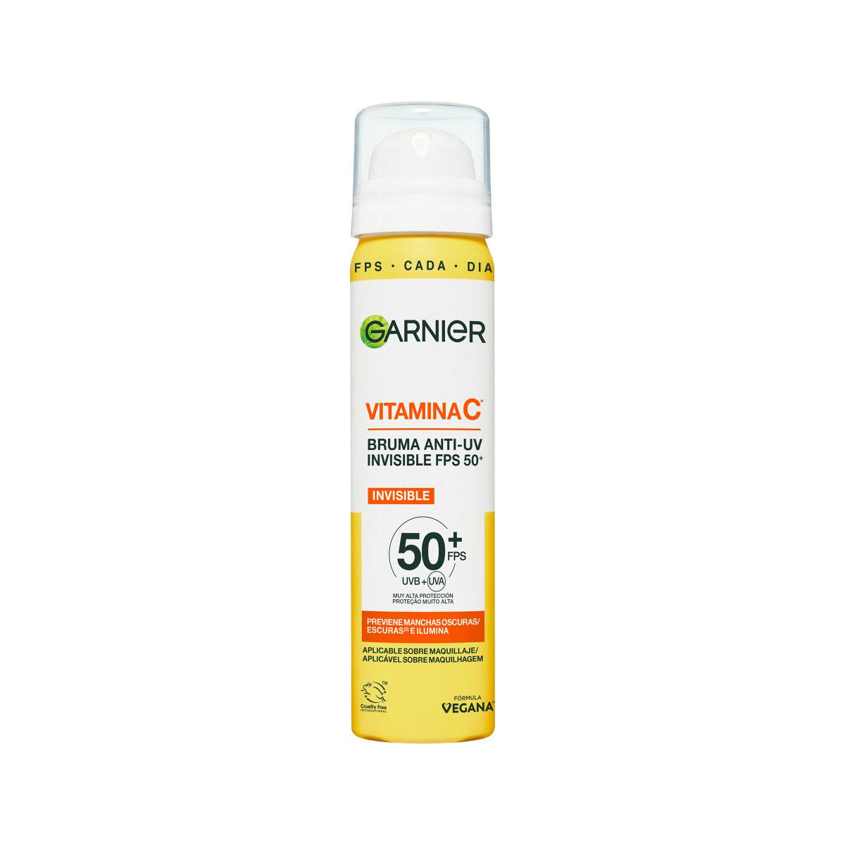 Bruma Solar Invisible Anti-Uv Vitamina C SPF50+ Garnier 75Ml
