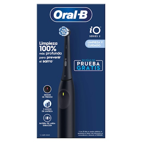 Cepillo De Dientes Eléctrico iO2 Negro Oral-B