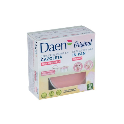 Cera Depilatoria En Cazoleta Rosa Mosqueta Daen 90 Gr