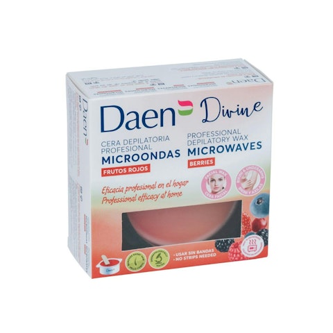 Cera Depilatoria Microondas Frutos Rojos Daen 90Gr
