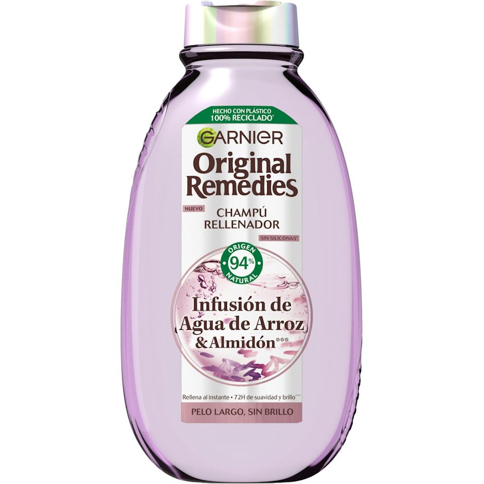 Champú Rellenador Infusion Agua De Arroz Original Remedies 400Ml