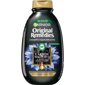 Champú Carbón Magnético y Semilla Negra Original Remedies 400Ml