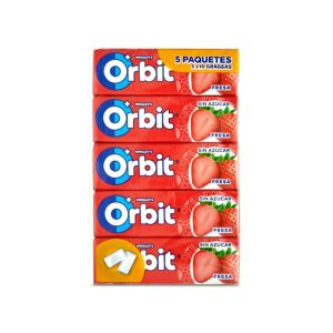 Chicles Fresa Orbit 5 Uds
