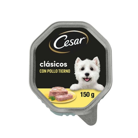 Comida Húmeda Perros Clásicos Pollo Cesar 150 Gr