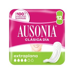 Compresas Sin Alas Clásica Día Extraplana Ausonia 12 Uds