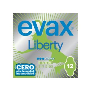 Compresas Sin Alas Liberty Normal Evax 12 Uds