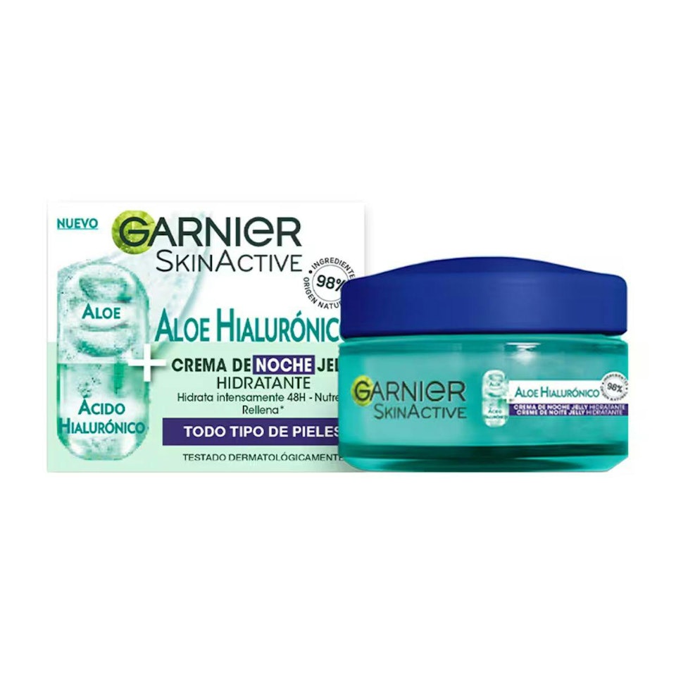 Crema De Noche Jelly Aloe Hialurónico Garnier 50Ml