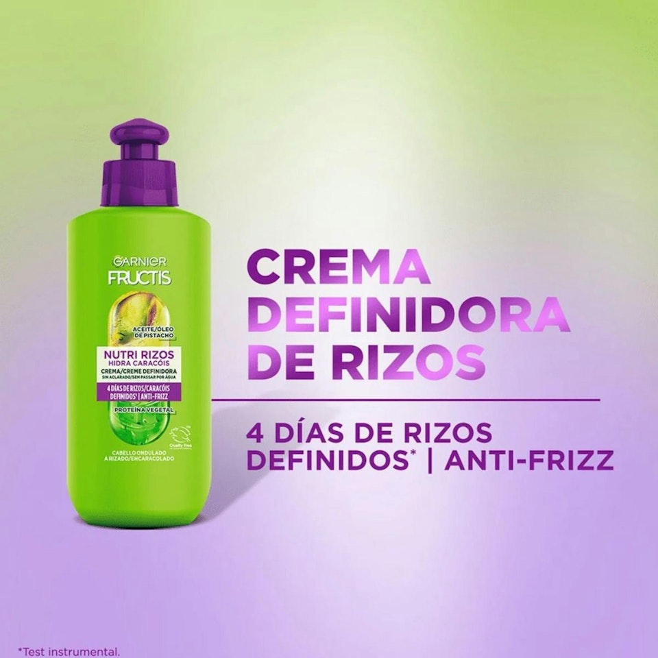 Crema Definidora Nutri Rizos Fructis 200Ml - Imagen 2
