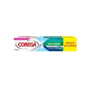 Crema Fijadora Prótesis Dental Fuerte Sin Sabor Corega 70G