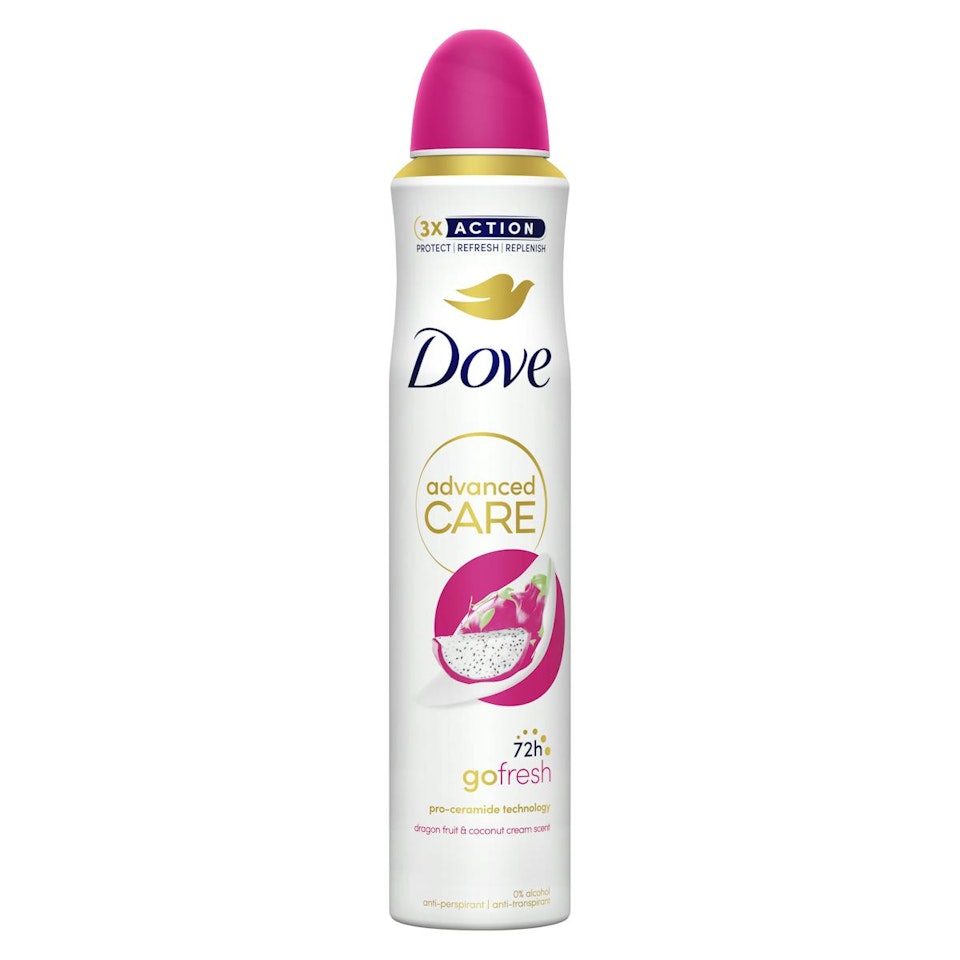 Desodorante Spray Advance Care Go Fresh Dragon Fruit Dove 200Ml