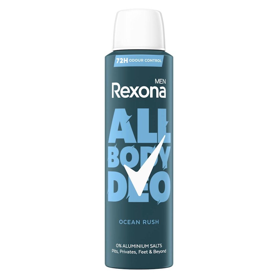 Desodorante Corporal All Body Deo Ocean Rush Rexona Men 150Ml