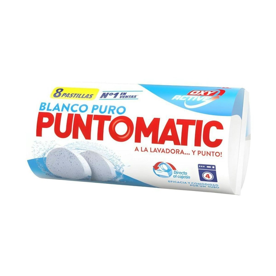 Detergente En Pastillas Blanco Puro Puntomatic 4 Lv