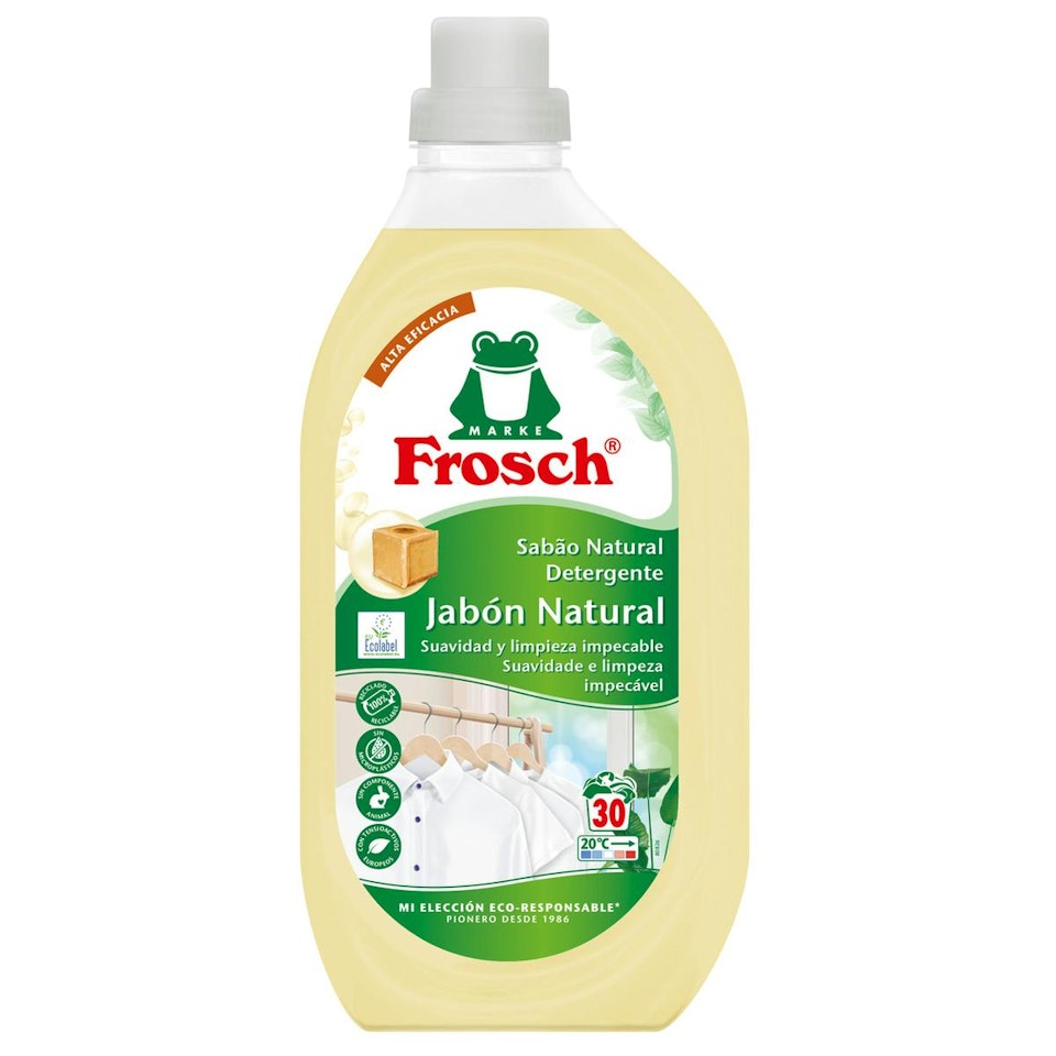 Detergente Líquido Jabón Natural Frosch 30 Lv
