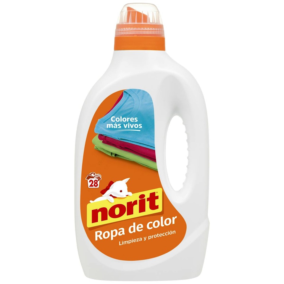 Detergente Líquido Ropa De Color Norit 28 Lv