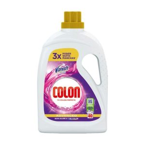 Detergente Líquido Vanish 3x Poder Quitamanchas Colon 40 Lv