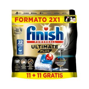 Lavavajillas En Cápsulas Ultimate Plus Finish 22 Uds