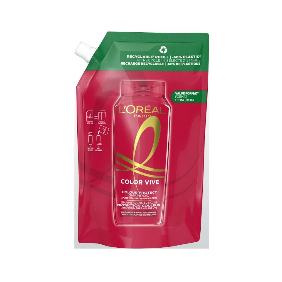 Champú Color Vive Ecopack Elvive 500Ml