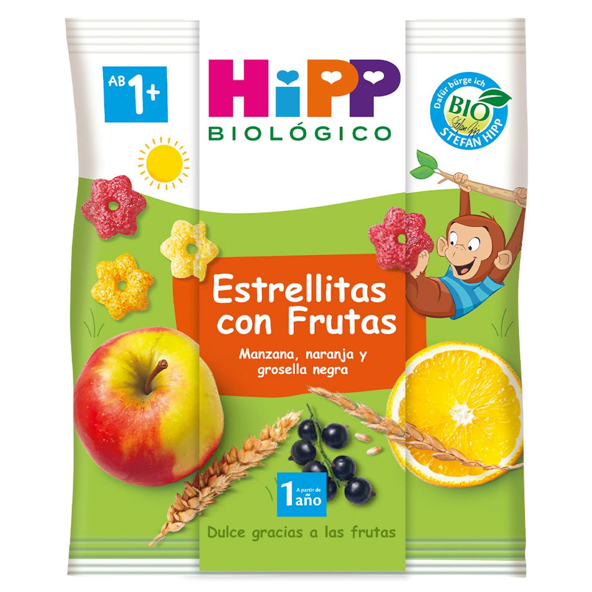Snack Estrellitas Con Frutas Hipp Bio 30 Gr