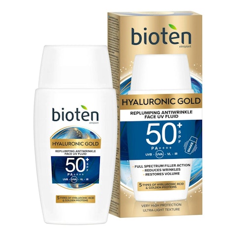 Fluido UV Facial Hyaluronic Gold SPF 50 Bioten