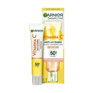 Fluido Facial Glow Antimanchas Vitamina C SPF 50+ Garnier 15Ml