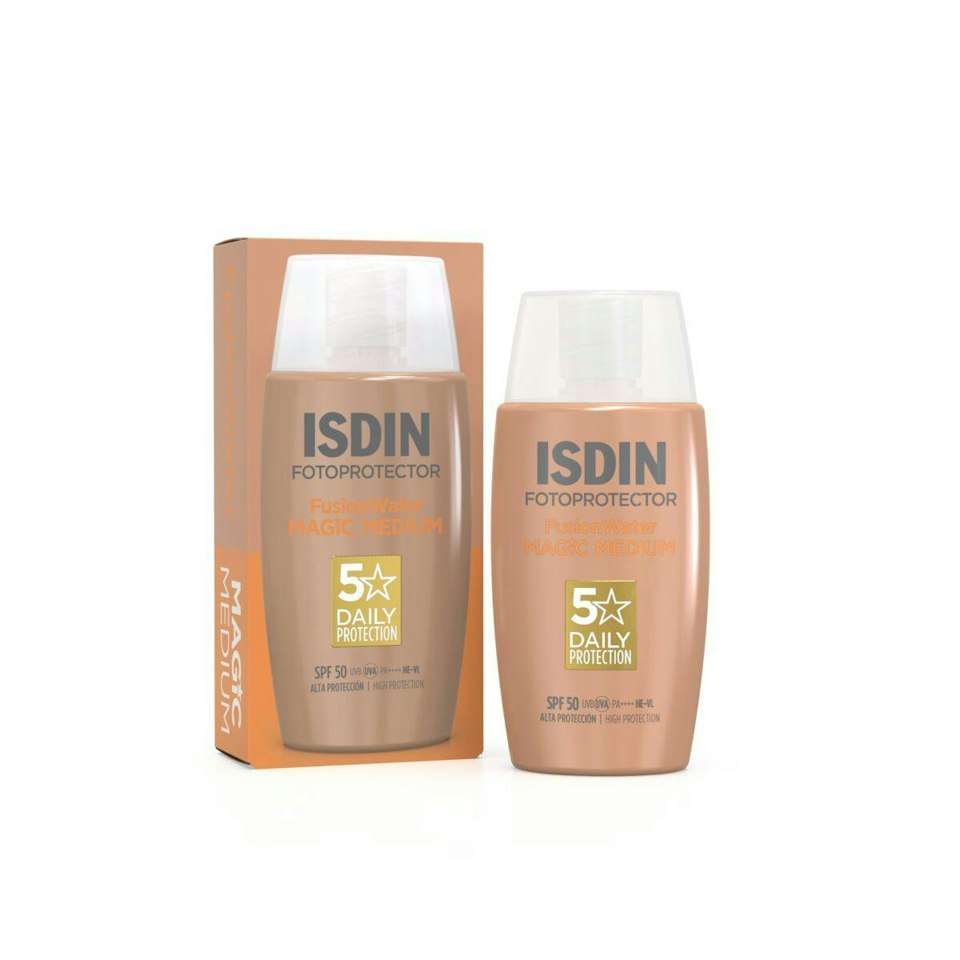 Fotoprotector Fusion Water Magic Medium SPF 50 Isdin 50Ml