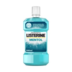 Enjuague Bucal Mentol Listerine 500Ml