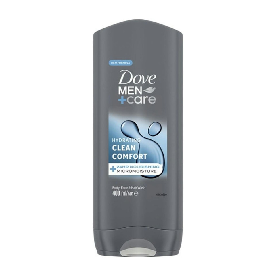 Gel De Ducha +Care Hydrating Clean Comfort Dove Men 400Ml