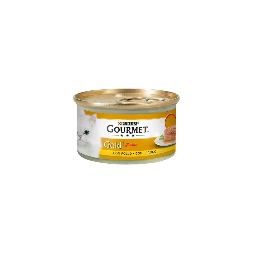 Comida Húmeda Gatos Fondant Pollo Gourmet Gold 85G