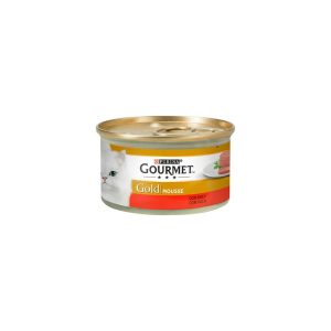 Comida Húmeda Gatos Mousse Buey Gourmet Gold 85G