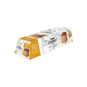 Comida Húmeda Gatos Revelations Mousse Pollo Purina Gourmet 4X57G