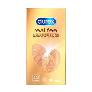 Preservativos Real Feel Durex 12 Uds